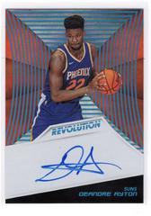 Deandre Ayton [Infinite] #DAY Basketball Cards 2018 Panini Revolution Rookie Autographs Prices