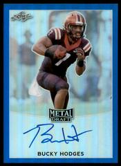 Bucky Hodges [Blue Prismatic] Football Cards 2017 Leaf Metal Draft Autographs Prices
