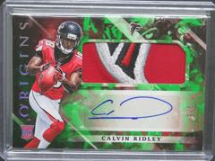 Calvin Ridley [Jumbo Patch Autograph Green] #106 Football Cards 2018 Panini Origins Prices