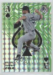 Gerrit Cole [Green Fluorescent] #ACE8 Baseball Cards 2021 Panini Mosaic Aces Prices
