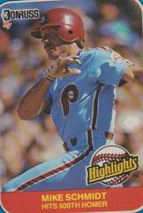 Mike Schmidt #2 Baseball Cards 1987 Donruss Highlights Prices