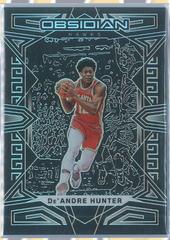 De'Andre Hunter #2 Basketball Cards 2022 Panini Obsidian Prices