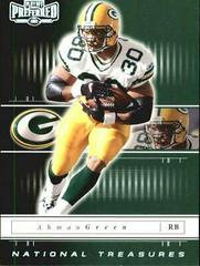 Ahman Green [National Treasures Silver] #70 Football Cards 2001 Playoff Preferred Prices