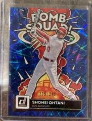 Shohei Ohtani [Blue] Baseball Cards 2022 Panini Donruss Bomb Squad Prices