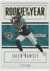Jalen Ramsey [Gold] #23 Football Cards 2016 Panini Contenders Rookie of the Year Prices