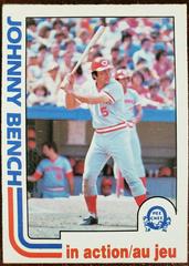 Johnny Bench [In Action] #304 Baseball Cards 1982 O Pee Chee Prices