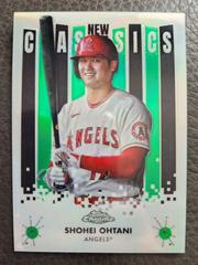Shohei Ohtani [Green] Baseball Cards 2022 Topps Chrome New Classics Prices
