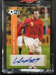 Wayne Rooney [Orange] Soccer Cards 2022 Pro Set Autographs Prices