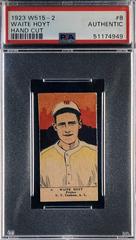 Waite Hoyt [Hand Cut] Baseball Cards 1923 W515 2 Prices