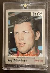 Ray Washburn [Red Ink] #RW Baseball Cards 2019 Topps Heritage Real One Autographs Prices