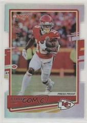 Tyreek Hill [Silver Die Cut Press Proof] #2 Football Cards 2020 Panini Donruss Prices