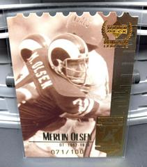 Merlin Olsen [Century Collection] #25 Football Cards 1999 Upper Deck Century Legends Prices
