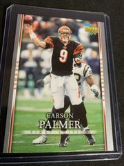 Carson Palmer #20 Football Cards 2007 Upper Deck First Edition Prices