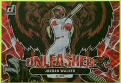 Jordan Walker [Red] #U5 Baseball Cards 2023 Panini Donruss Unleashed Prices