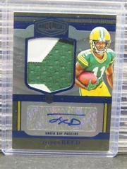 Jayden Reed [Blue] #RPA-15 Football Cards 2023 Panini Plates and Patches Rookie Patch Autographs Prices