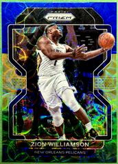 Zion Williamson [Green Choice Prizm] Basketball Cards 2021 Panini Prizm Prices