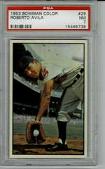 Roberto Avila #29 Baseball Cards 1953 Bowman Color Prices