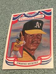 Dwayne Murphy [Diamond Kings Steel] #3 Baseball Cards 1984 Donruss Prices