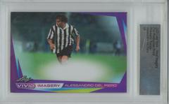 Alessandro Del Piero [Purple] Soccer Cards 2022 Leaf Vivid Imagery Prices