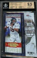 Peyton Manning [Cracked Ice Ticket] #14 Football Cards 2013 Panini Contenders Prices