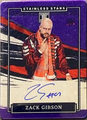 Zack Gibson [Purple] Wrestling Cards 2022 Panini Impeccable WWE Stainless Stars Autographs Prices