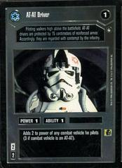 AT-AT Driver [Limited] Star Wars CCG Hoth Prices
