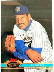 Ed Nunez Baseball Cards 1991 Stadium Club Prices