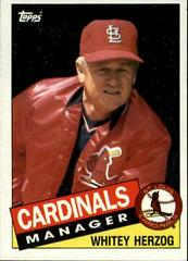 Whitey Herzog #683 Baseball Cards 1985 Topps Prices