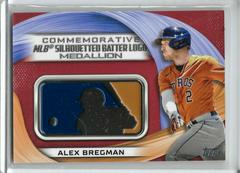 Alex Bregman [Red] Baseball Cards 2022 Topps MLB Logo Medallion Relics Prices