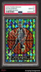 Kevin Durant #3 Basketball Cards 2020 Panini Mosaic Stained Glass Prices