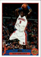 Ben Wallace #30 Basketball Cards 2003 Topps Prices