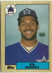 Ed Nunez Baseball Cards 1987 Topps Prices