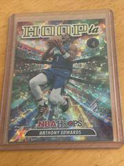 Anthony Edwards [Hyper Gold] #10 Basketball Cards 2022 Panini Hoops Hoopla Prices