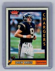 Drew Brees [Tiffany] #191 Football Cards 2003 Fleer Tradition Prices