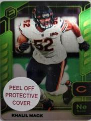 Khalil Mack [Neon] Football Cards 2020 Panini Elements Prices