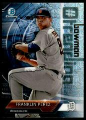 Franklin Perez [Purple Refractor] #FP Baseball Cards 2018 Bowman Mega Box Chrome Trending Prices