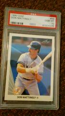 Don Mattingly #69 Baseball Cards 1990 Leaf Prices