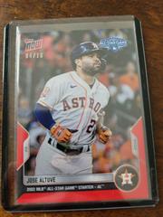 Jose Altuve [Red] Baseball Cards 2022 Topps Now All Star Game Prices