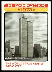 The World Trade Center Dedicated Baseball Cards 2022 Topps Heritage News Flashbacks Prices