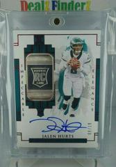 Jalen Hurts [Silver Autograph] #114 Football Cards 2020 Panini Impeccable Prices