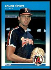 Chuck Finley #79 Baseball Cards 1987 Fleer Glossy Prices
