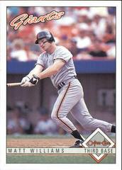 Matt Williams #348 Baseball Cards 1993 O Pee Chee Prices
