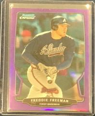 Freddie Freeman [Purple Refractor] #114 Baseball Cards 2013 Bowman Chrome Prices
