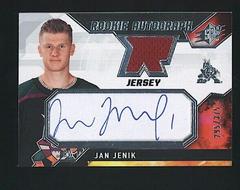 Jan Jenik #JJ Hockey Cards 2021 SPx Rookie Auto Jersey Prices