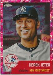 Derek Jeter [Fuchsia Atomic] #2 Baseball Cards 2022 Topps Chrome Platinum Anniversary Prices