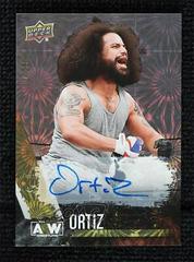 Ortiz [Pyro Autograph] #30 Wrestling Cards 2021 Upper Deck AEW Prices