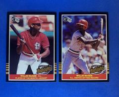 Willie McGee #38 Baseball Cards 1985 Donruss Highlights Prices