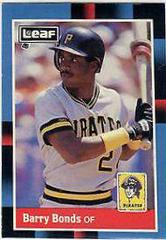 Barry Bonds Baseball Cards 1988 Leaf Prices