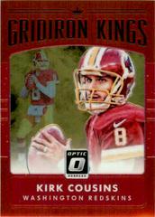 Kirk Cousins [Red] Football Cards 2016 Panini Donruss Optic Gridiron Kings Prices