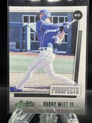 Bobby Witt Jr. [Green] #P-10 Baseball Cards 2021 Panini Absolute Prospects Prices